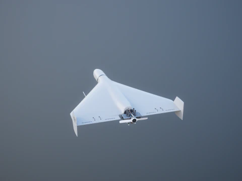 Drone GERAN-2 Modello 3D