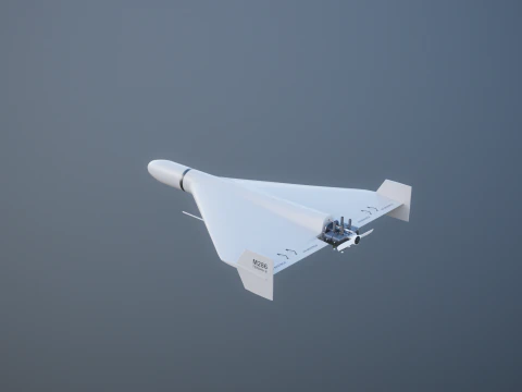 Drone GERAN-2 Modello 3D