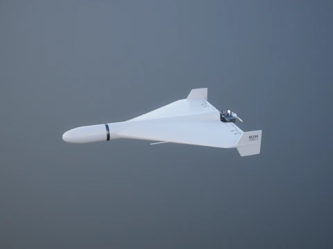 Drone GERAN-2 Modello 3D