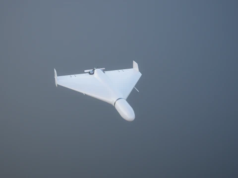 Drone GERAN-2 Modello 3D