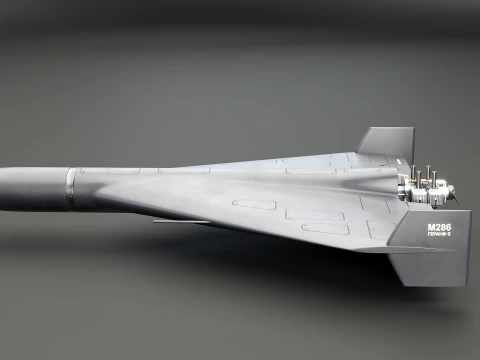 GERAN-2 Drone Black 3D Model