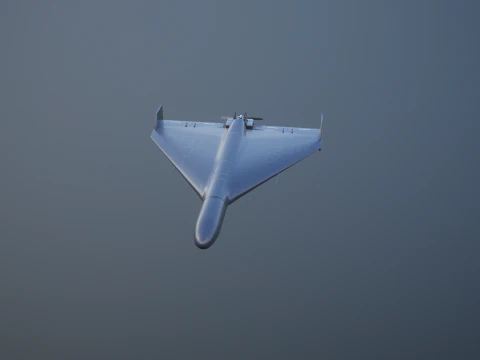 GERAN-2 Drone Black 3D Model