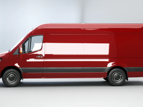 Furgone Euro Lungo generico Modello 3D