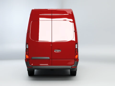 Furgone Euro Lungo generico Modello 3D