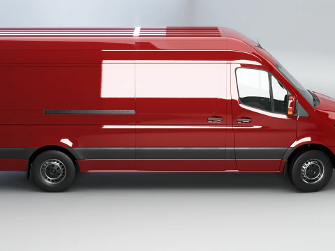 Furgone Euro Lungo generico Modello 3D