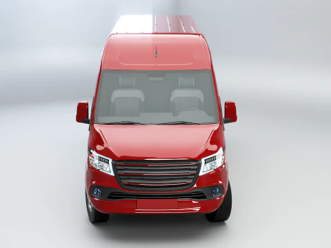 Furgone Euro Lungo generico Modello 3D