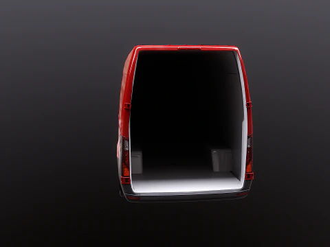 Furgone Euro Lungo generico Modello 3D