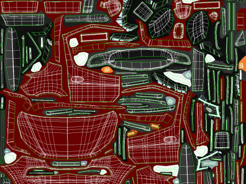 Furgone Euro Lungo generico Modello 3D