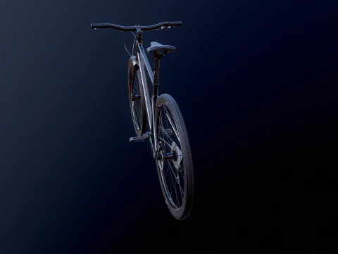 Generic Fitness Road Bicycle 3D Model
