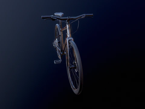 Generic Fitness Road Bicycle 3D Model