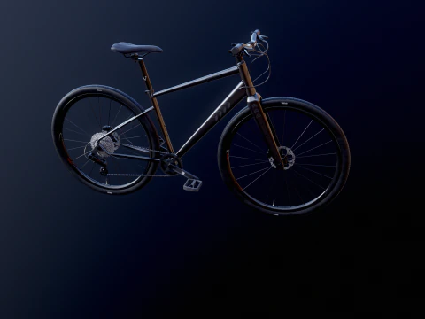 Generic Fitness Road Bicycle 3D Model