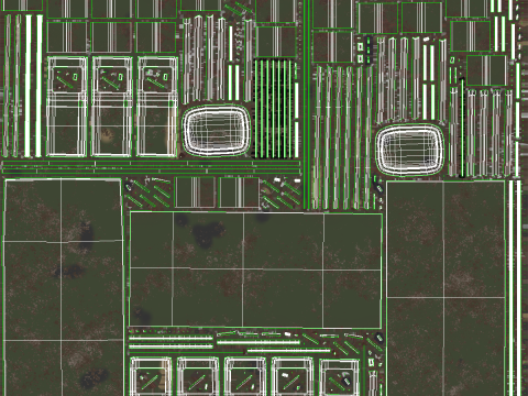Camion di comando militare generico sporco Modello 3D