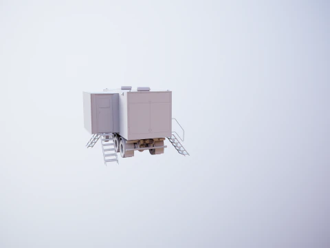 Generic Military Command Truck UT 3D Model