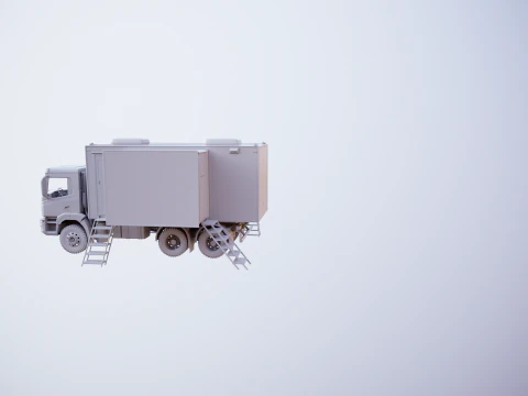 Generic Military Command Truck UT 3D Model