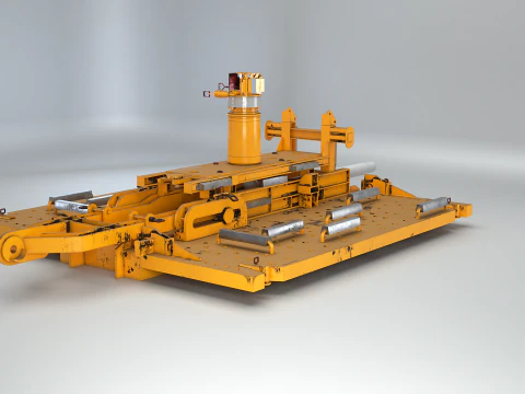 जेनेरिक रस्टेड सबसी हब पीएलईटी रस्टेड 3D मॉडल