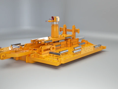 Hub sottomarino arrugginito generico PLET Modello 3D