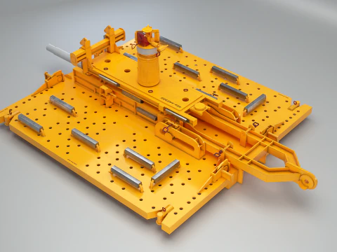 Hub sottomarino arrugginito generico PLET Modello 3D