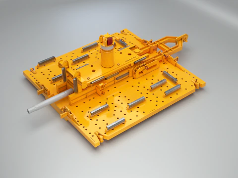 Hub sottomarino arrugginito generico PLET Modello 3D