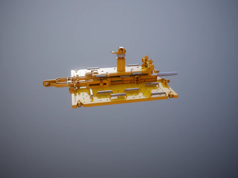 Hub sottomarino arrugginito generico PLET Modello 3D