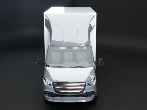 Generic Tail Lift Box Van 3D Model
