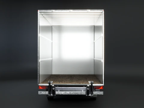 Generic Tail Lift Box Van 3D Model