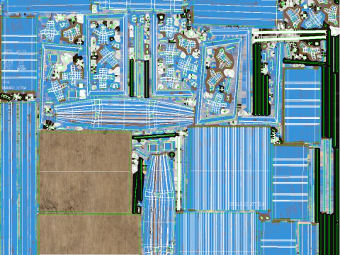 Container intermodale arrugginito lungo 20 piedi Modello 3D