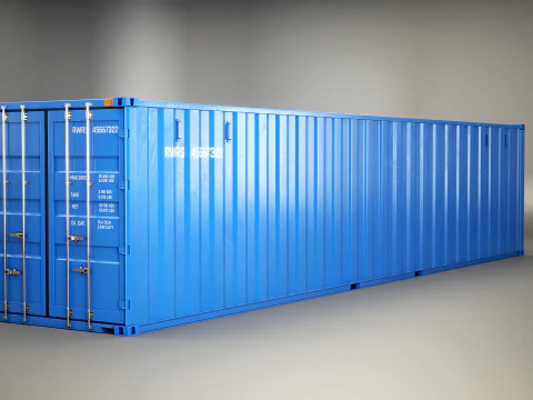 複合輸送用コンテナ（長さ 40 フィート） 3Dモデル