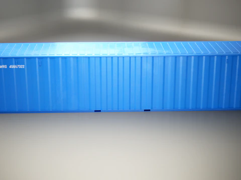Container di spedizione intermodale lungo 40 piedi Modello 3D