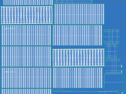 Container di spedizione intermodale lungo 40 piedi Modello 3D