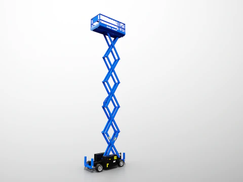 Genie GS-3369 RT Makaslı Kaldırma - Oyuna Hazır PBR - 3 LOD 3D Model