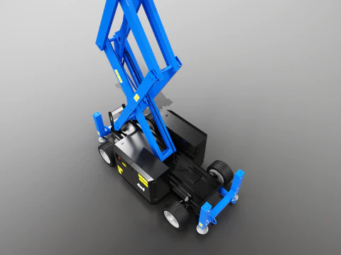 Genie GS-3369 RT Makaslı Kaldırma - Oyuna Hazır PBR - 3 LOD 3D Model