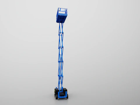 Genie GS-3369 RT Makaslı Kaldırma - Oyuna Hazır PBR - 3 LOD 3D Model