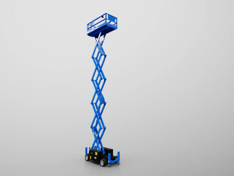 Genie GS-3369 RT Makaslı Kaldırma - Oyuna Hazır PBR - 3 LOD 3D Model