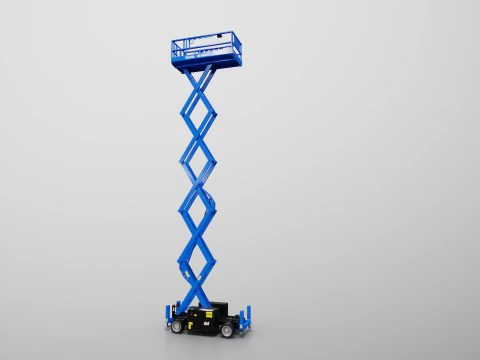 Genie GS-3369 RT Makaslı Kaldırma - Oyuna Hazır PBR - 3 LOD 3D Model