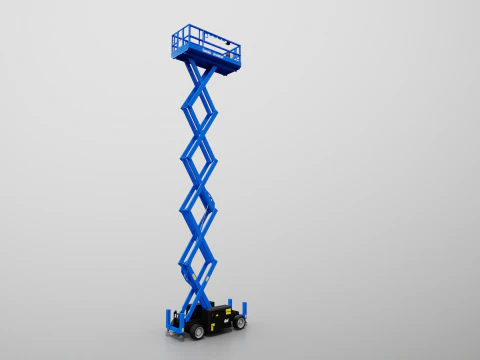 Genie GS-3369 RT Makaslı Kaldırma - Oyuna Hazır PBR - 3 LOD 3D Model