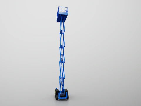 Genie GS-3369 RT Makaslı Kaldırma - Oyuna Hazır PBR - 3 LOD 3D Model