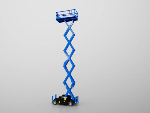 Genie GS-3369 RT Makaslı Kaldırma - Oyuna Hazır PBR - 3 LOD 3D Model