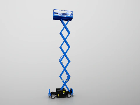 Genie GS-3369 RT Makaslı Kaldırma - Oyuna Hazır PBR - 3 LOD 3D Model