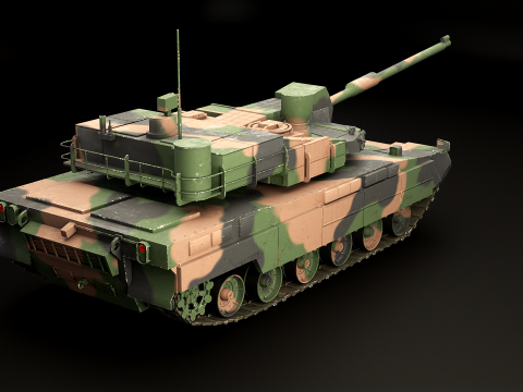 Carro armato da battaglia principale K2 Black Panther Modello 3D