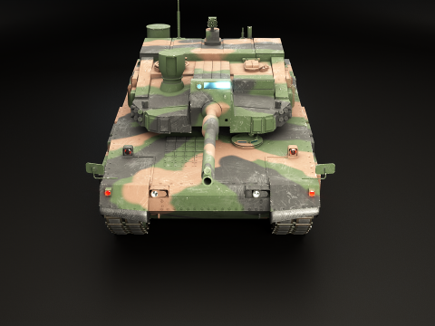 Carro armato da battaglia principale K2 Black Panther Modello 3D