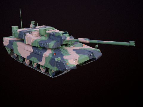 Carro armato da battaglia principale K2 Black Panther Modello 3D