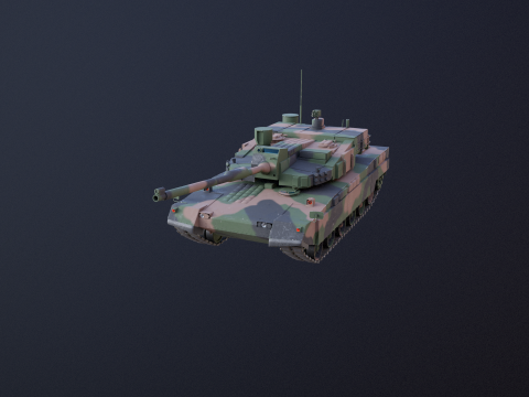 Carro armato da battaglia principale K2 Black Panther Modello 3D