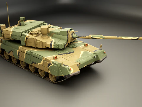 Korean K2 Black Panther Main Battle Tank 3D Model