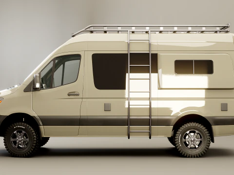 Camper terrestre Mercedes Sprinter 4x4 Modello 3D