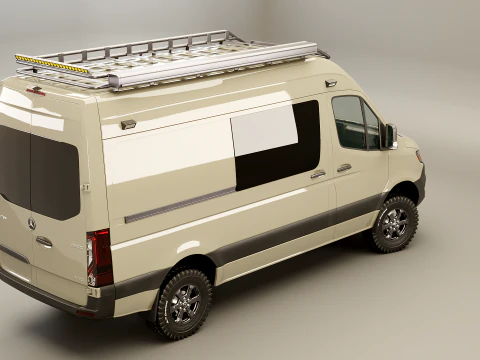 Camper terrestre Mercedes Sprinter 4x4 Modello 3D