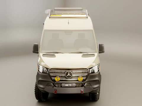 Camper terrestre Mercedes Sprinter 4x4 Modello 3D