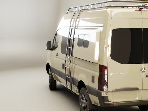 Camper terrestre Mercedes Sprinter 4x4 Modello 3D