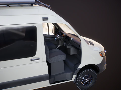 Camper terrestre Mercedes Sprinter 4x4 Modello 3D