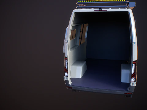 Camper terrestre Mercedes Sprinter 4x4 Modello 3D