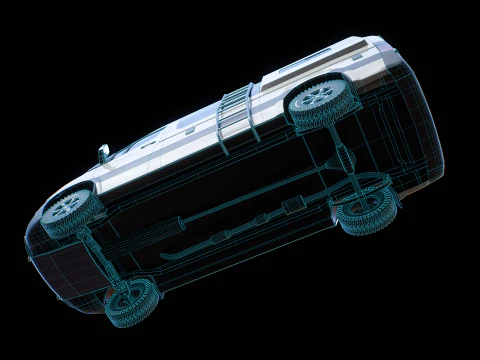 Camper terrestre Mercedes Sprinter 4x4 Modello 3D